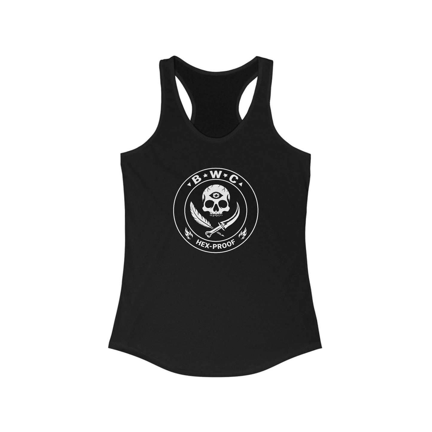 Ladies Hex-Proof Racerback Tank – Bitchy Witch Club