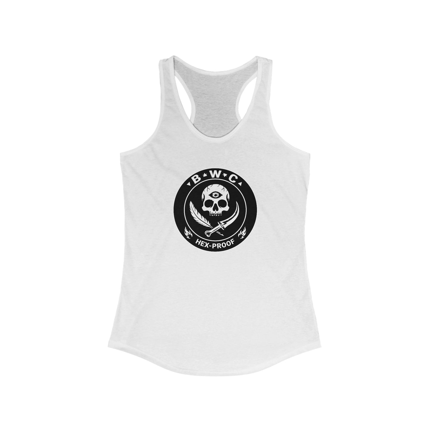 Ladies Hex-Proof Racerback Tank – Bitchy Witch Club