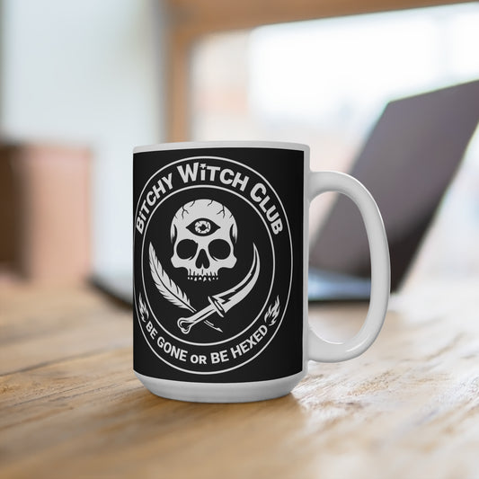 Ceramic Coffee Mug (11oz / 15oz) - Bitchy Witch Club