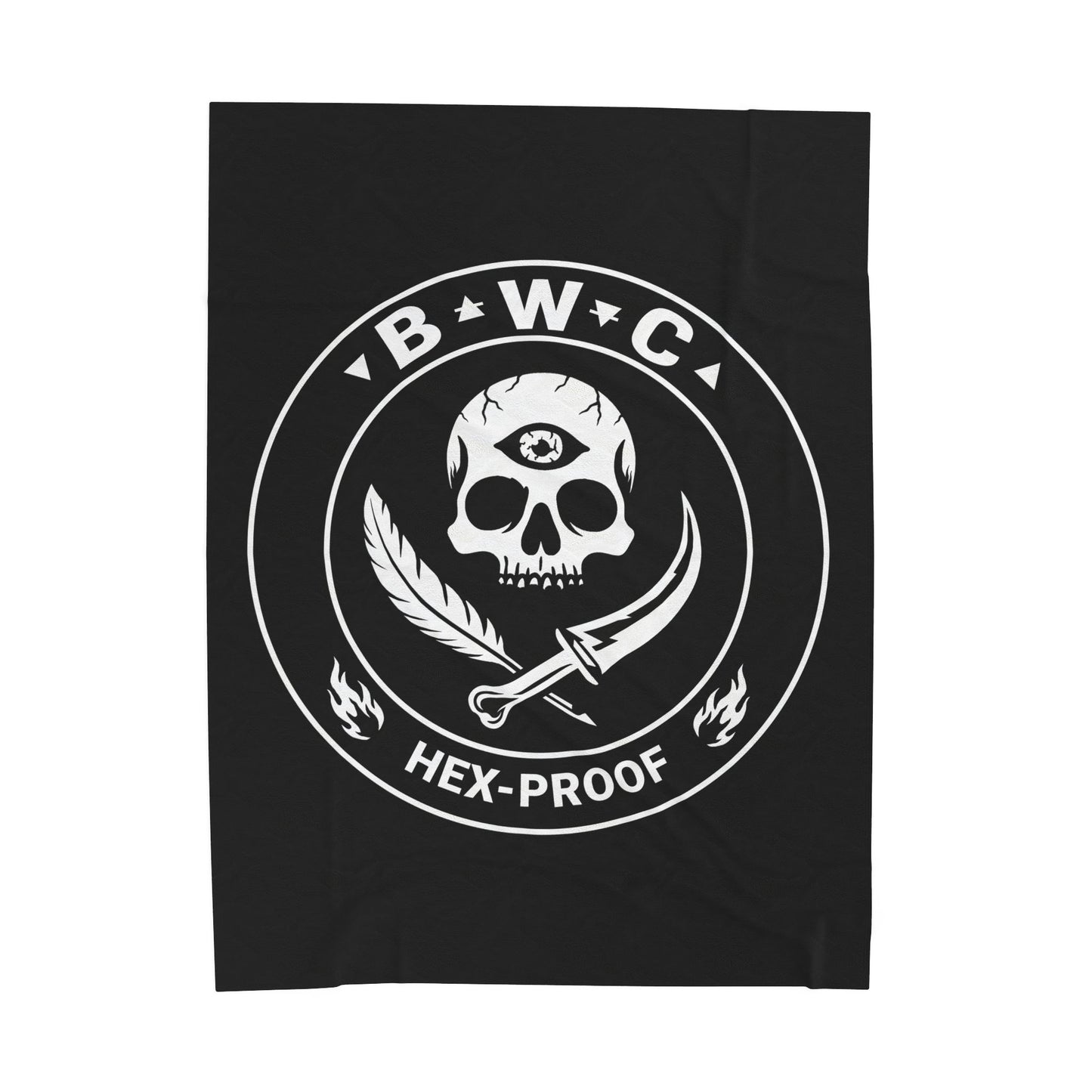 Hex-Proof Velveteen Plush Blanket – Bitchy Witch Club