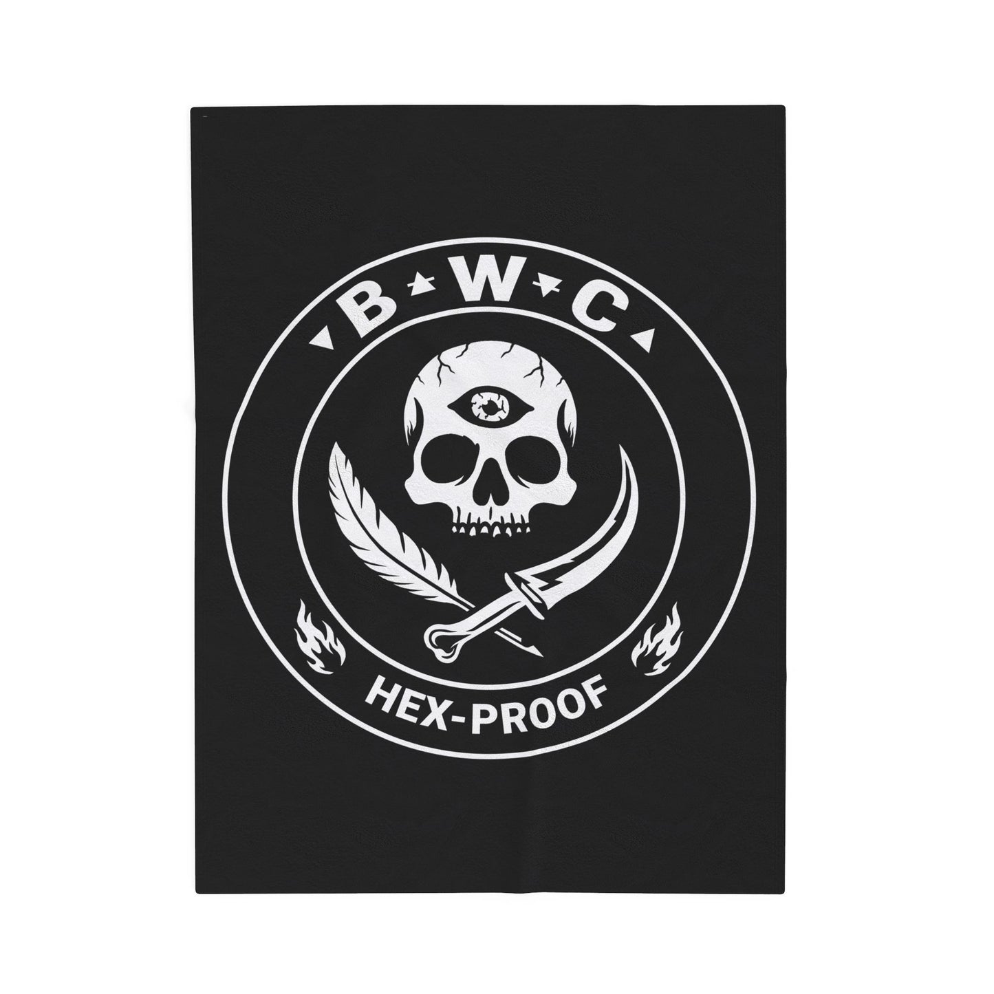 Hex-Proof Velveteen Plush Blanket – Bitchy Witch Club