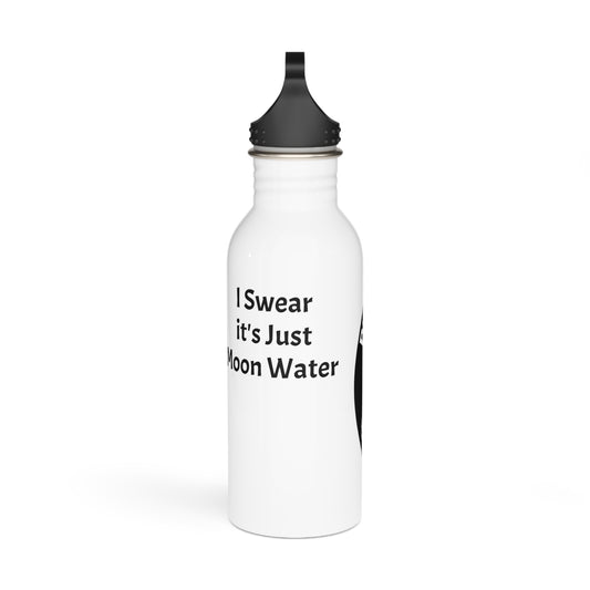 Bitchy Witch Club Stainless Steel "I Swear it's just moon water" Water Bottle | Quirky Gift for Witches, Eco-Friendly Hydration