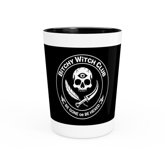 Official Shot Glass – Bitchy Witch Club