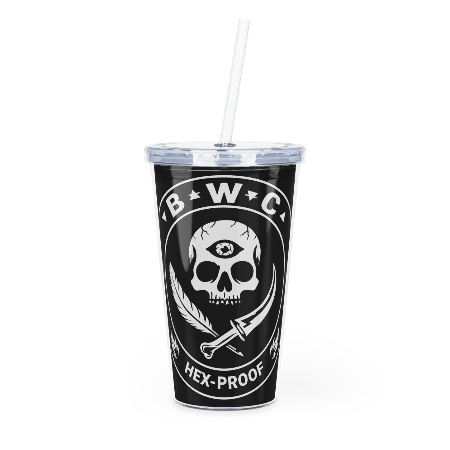 Hex-Proof Tumbler with Straw – Bitchy Witch Club
