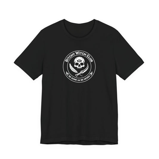 Unisex Official BWC Premium Tee – Be Gone or Be Hexed (CA)