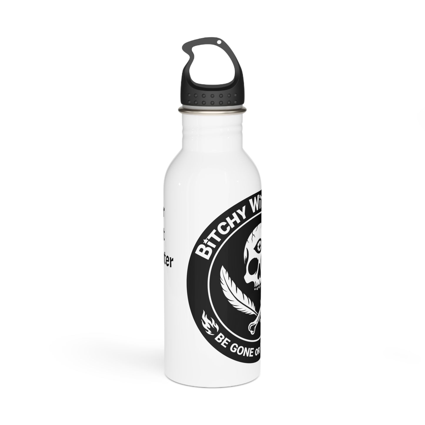 Bitchy Witch Club Stainless Steel "I Swear it's just moon water" Water Bottle | Quirky Gift for Witches, Eco-Friendly Hydration