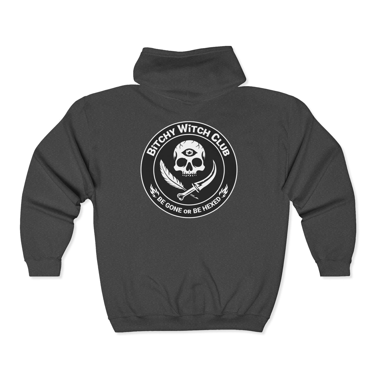 Official Unisex Zip-Up Hoodie – Bitchy Witch Club