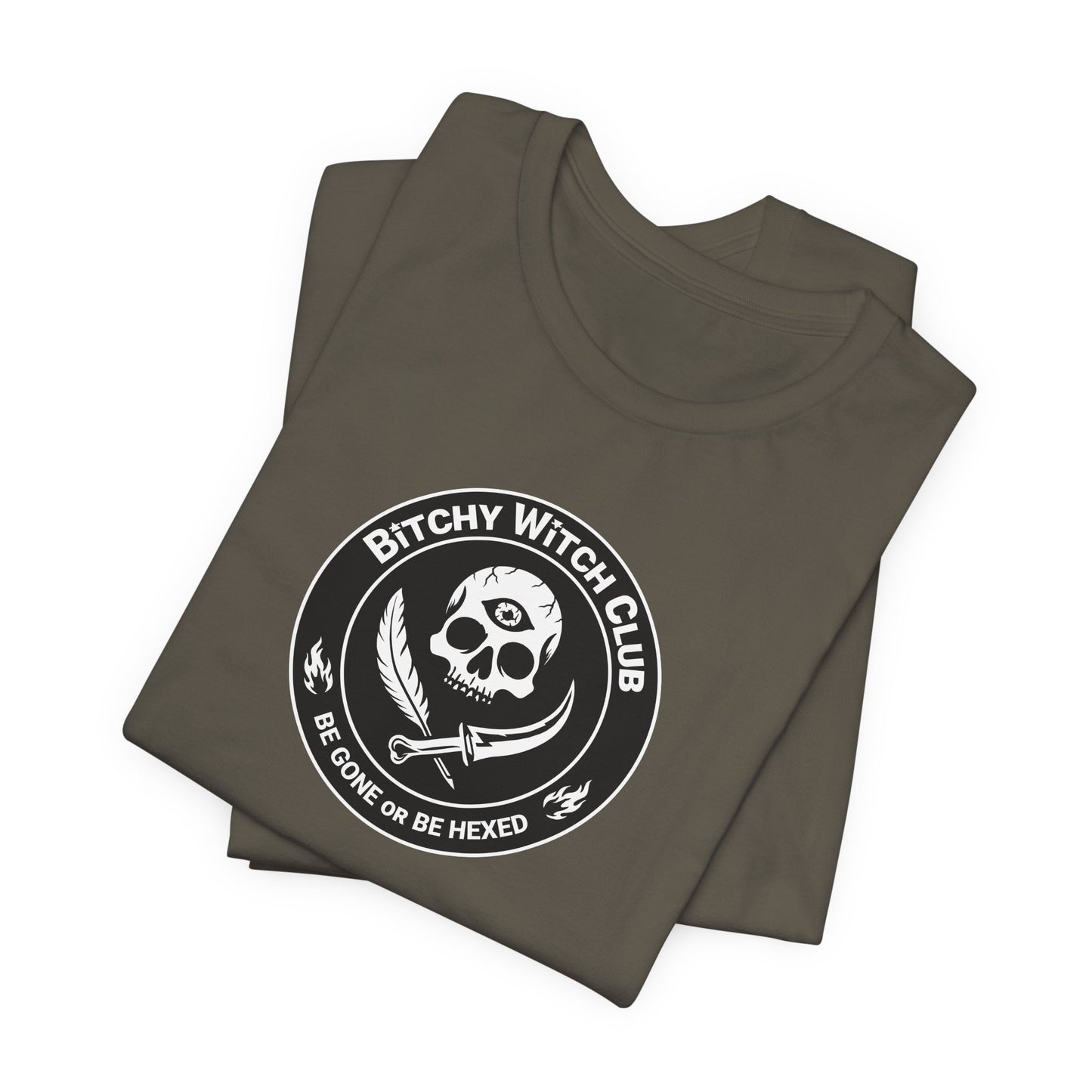 Unisex Official BWC Premium Tee – Be Gone or Be Hexed