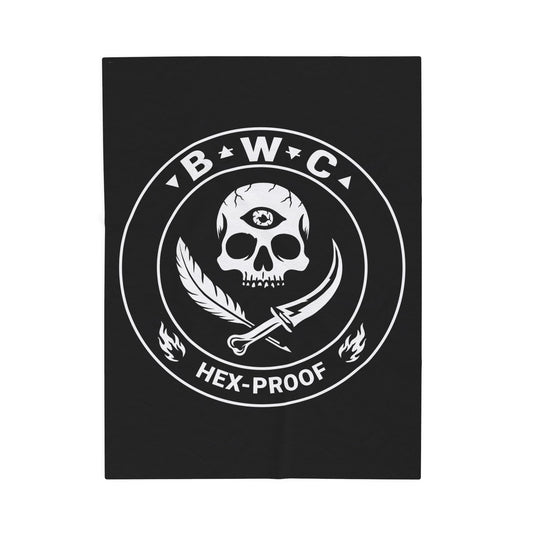 Hex-Proof Velveteen Plush Blanket – Bitchy Witch Club