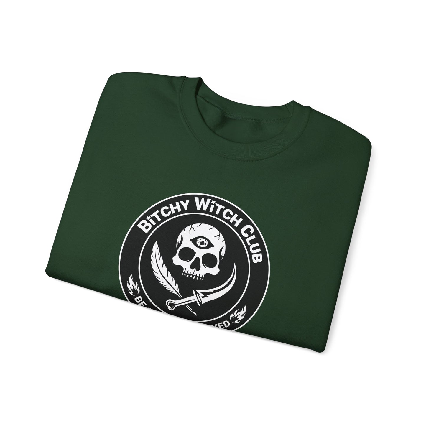 Official Unisex Crew Neck Sweatshirt - Bitchy Witch Club