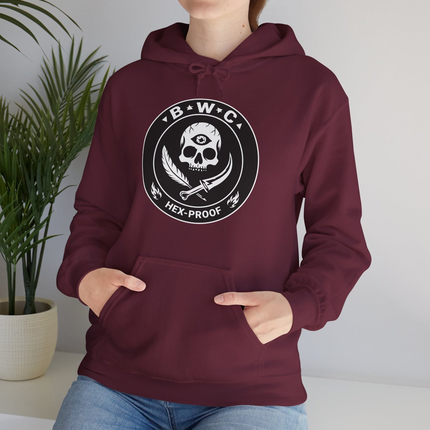 Unisex Hex-Proof Pullover Hoodie – Bitchy Witch Club