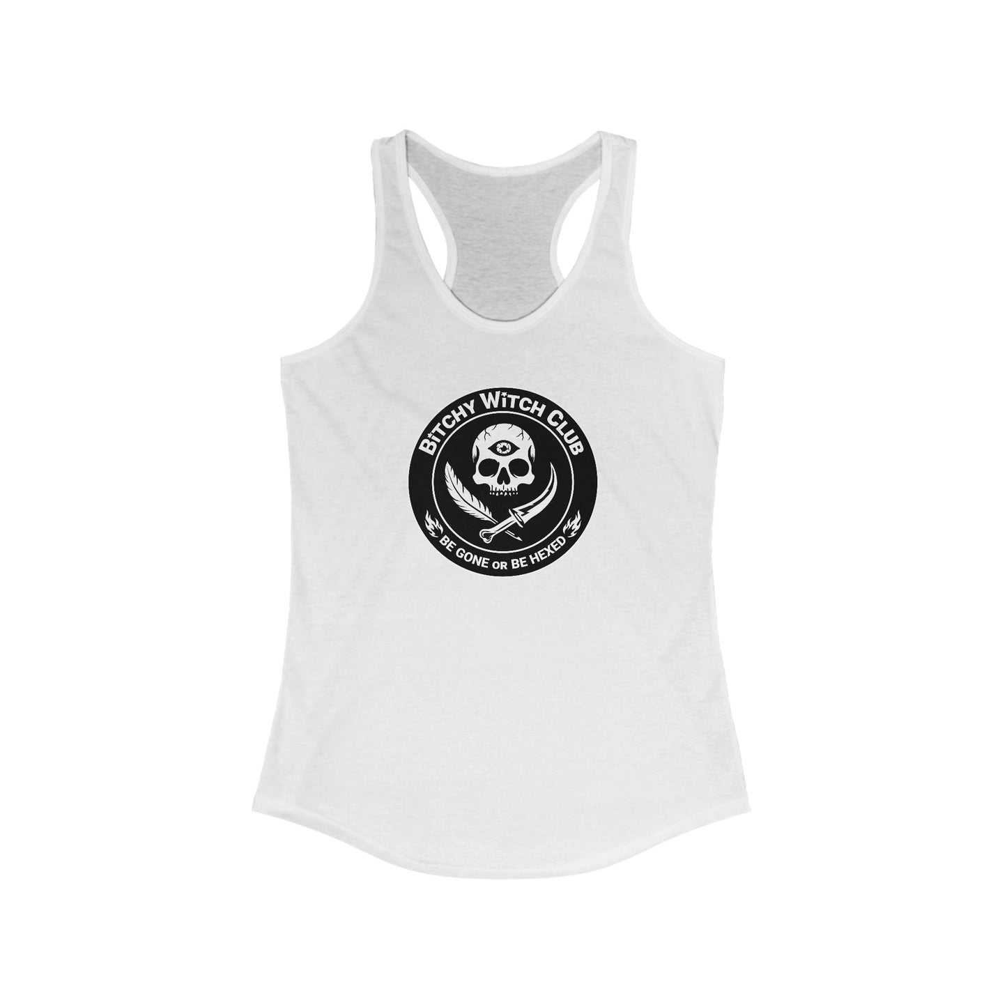 Ladies Ideal Racerback Tank – Bitchy Witch Club (CA)