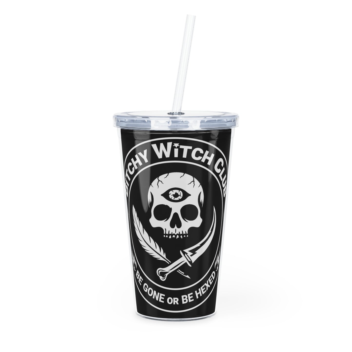 Official Tumbler  with Straw – Bitchy Witch Club
