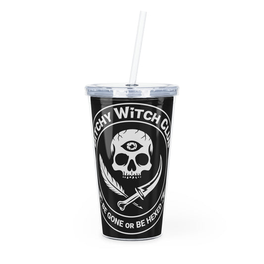 Official Tumbler  with Straw – Bitchy Witch Club