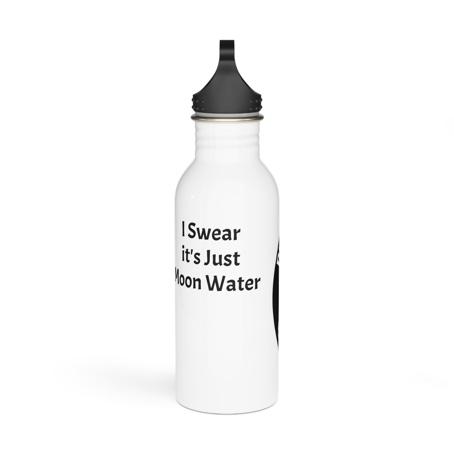 Bitchy Witch Club Stainless Steel "I Swear it's just moon water" Water Bottle | Quirky Gift for Witches, Eco-Friendly Hydration